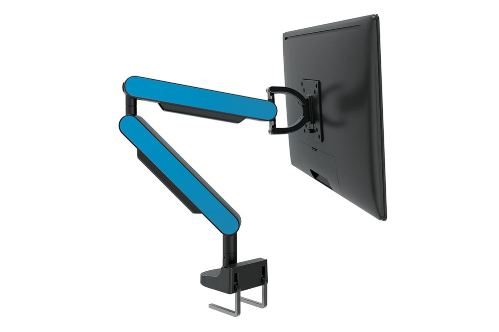 Zgo Dynamic Single Monitor Arm-black arm none blue