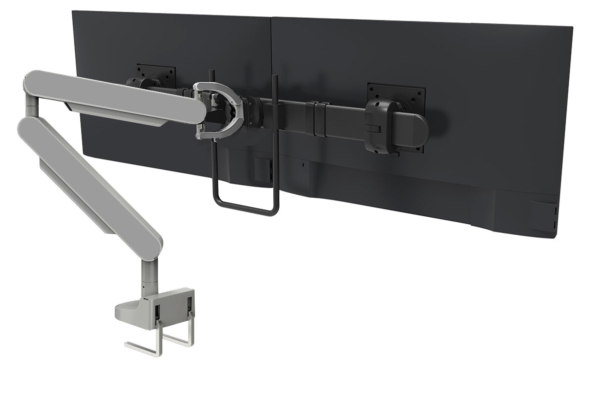Zgo Dynamic Single Monitor Arm-silver arm black crossbar none