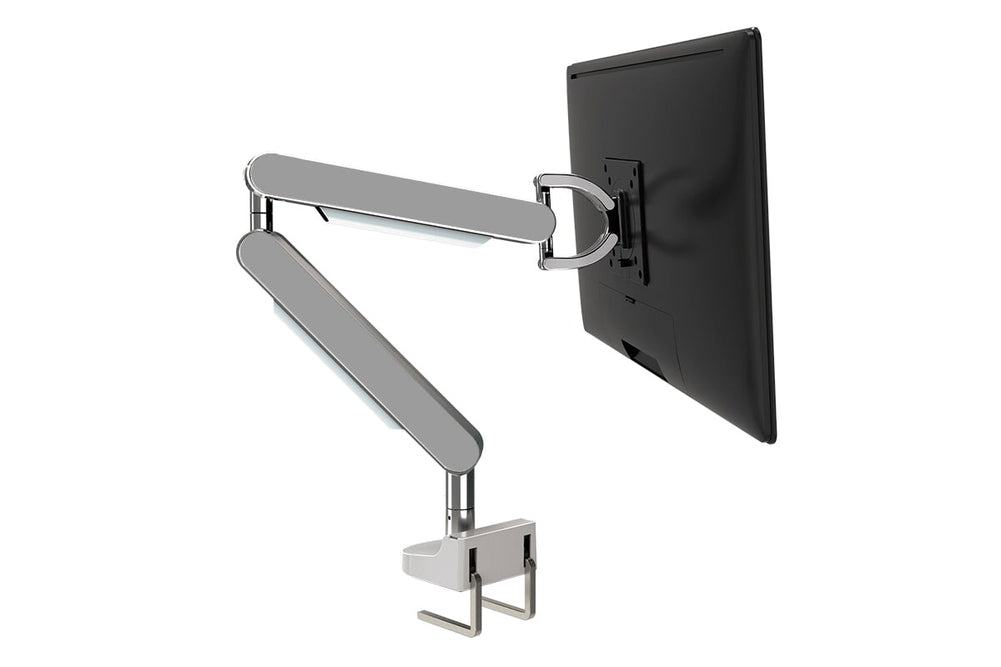 Zgo Dynamic Single Monitor Arm-polished arm none grey