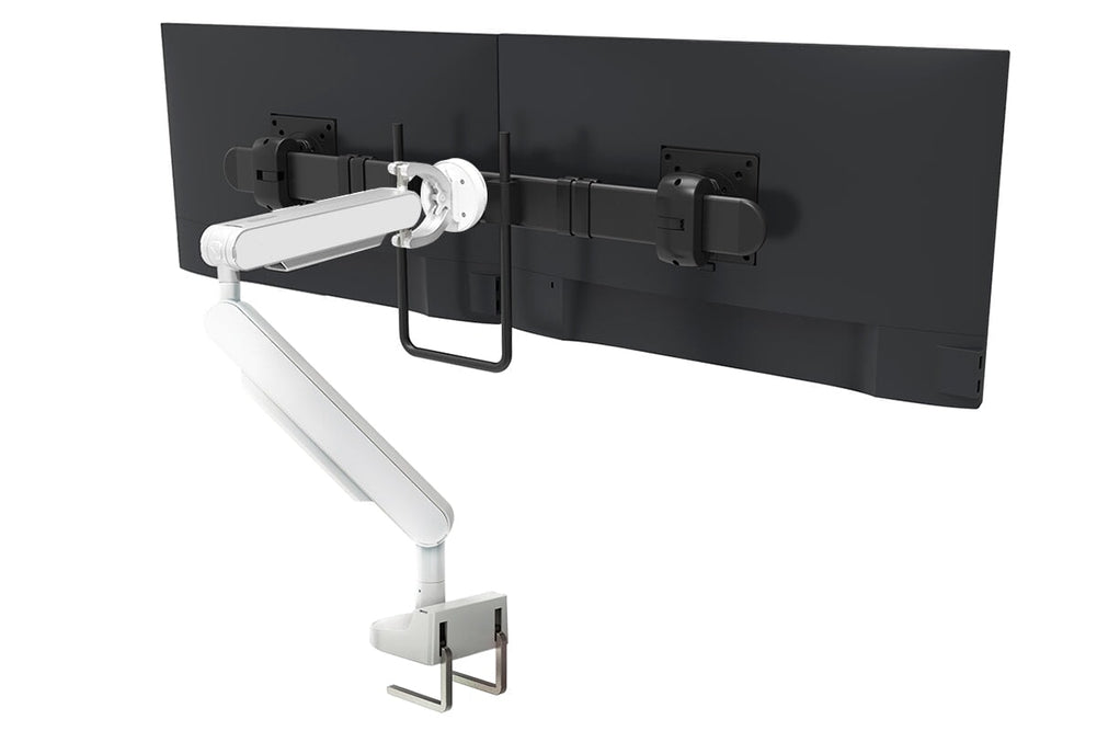Zgo Dynamic Single Monitor Arm-white arm black crossbar none