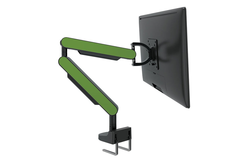Zgo Dynamic Single Monitor Arm-black arm none green