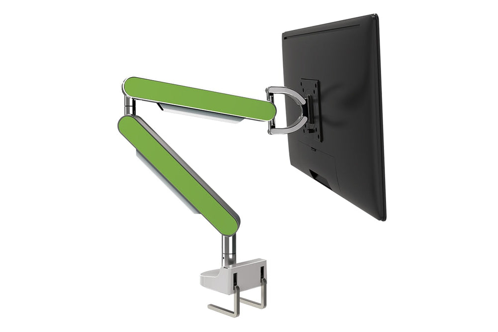 Zgo Dynamic Single Monitor Arm-polished arm none green