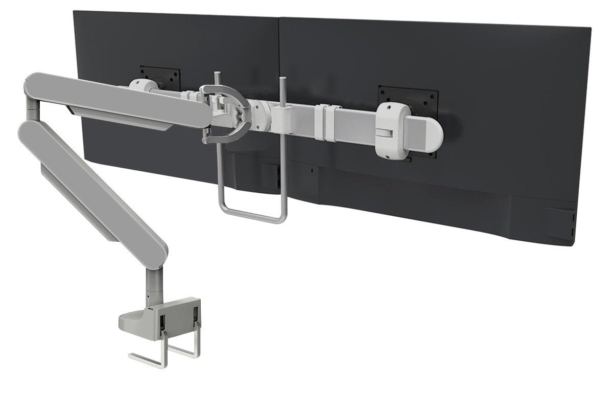 Zgo Dynamic Single Monitor Arm-silver arm silver crossbar none