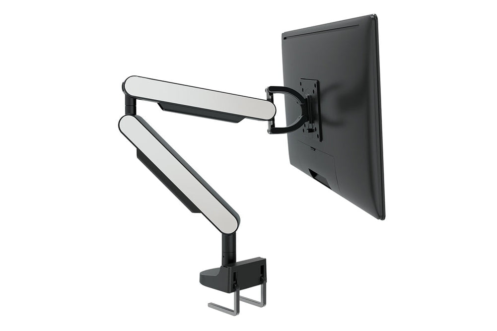 Zgo Dynamic Single Monitor Arm-black arm none white